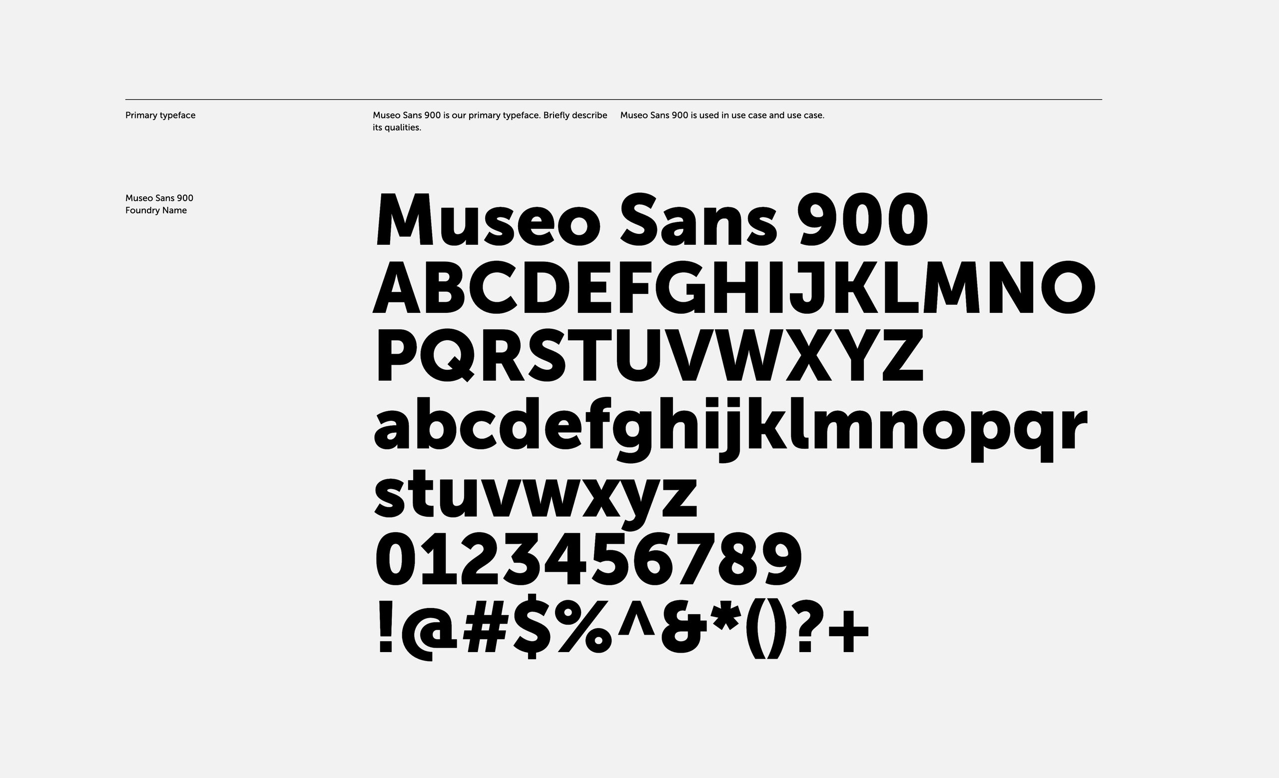 Museo Sans - Brand font