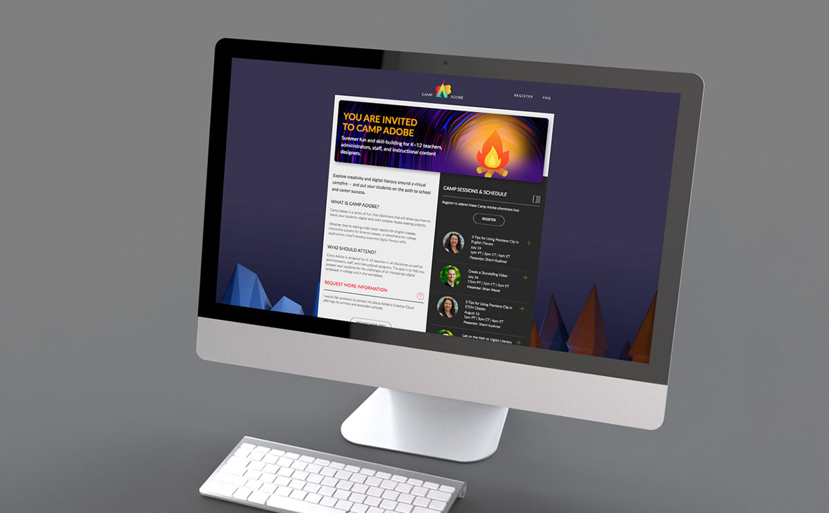 landing page design
